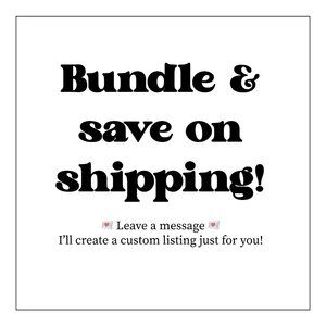 Bundle Your Items & Save on Shipping! 📦💸